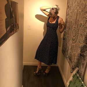 Vintage poka dot dress